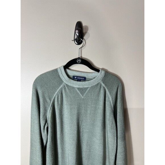 Daniel Cremieux Sweater Men’s Large Green 100% Extra Fine Merino Wool Pullover - Picture 6 of 14